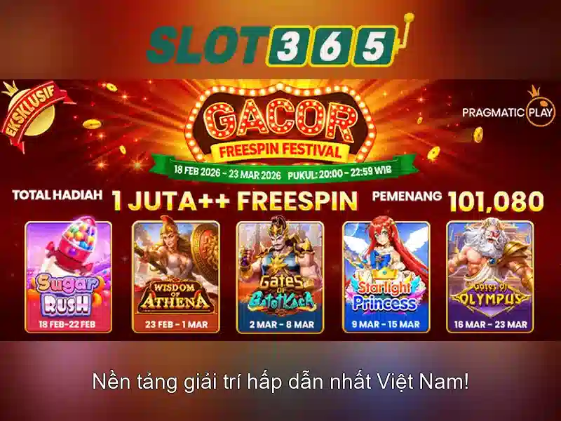 Slot365: Nền tảng máy đánh bạc trực tuyến hàng đầu