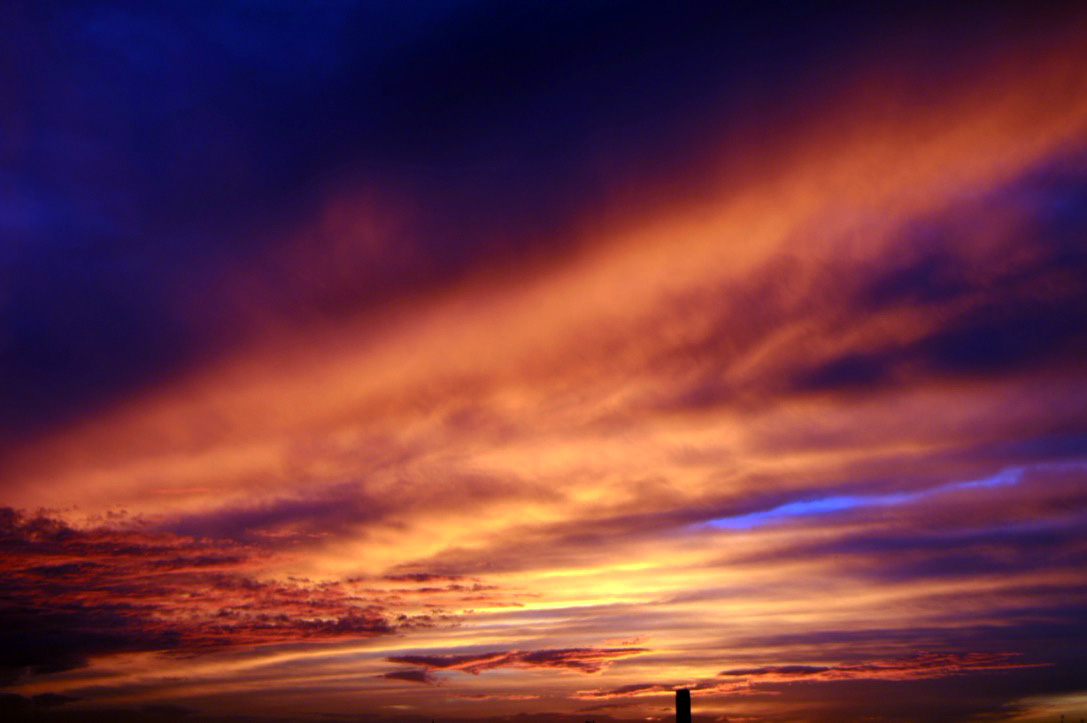 sky is blue , photo ; paris