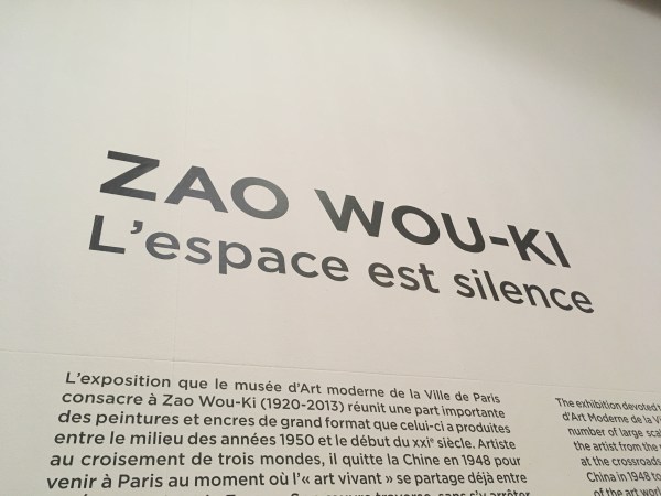 zao wou-ki ; expo musée d'art moderne; avis