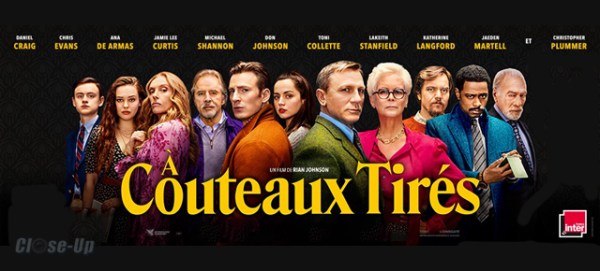 a couteaux tirés avis; critique à couteaux tirés; Daniel Craig;Toni Colette;Chris Evans; Tomme Lee Curtis; policier;cluedo;murder party