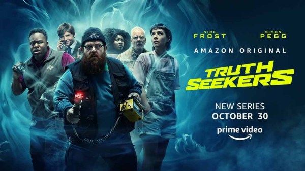 Truth seekers avis; critiques Truth Seekers; Amazon Prime Vidéo; Nick Frost; Simon Pegg; horreur; comédie; comédie anglaise