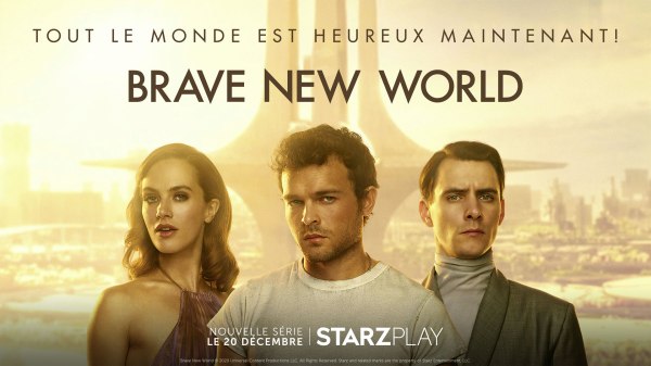 Aldous Huxley ; critique ; avis ; reviews ; Brave a new world ; Starzplay