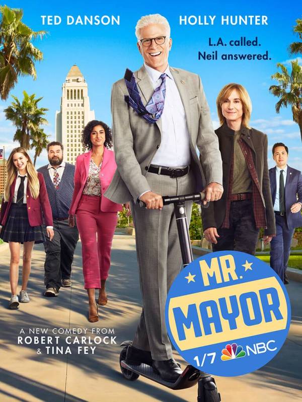 mr mayor ; avis ; critique ; reviews ; neil brewer ; ted danson ; holly hunter ; comédie ; LA ; NBC