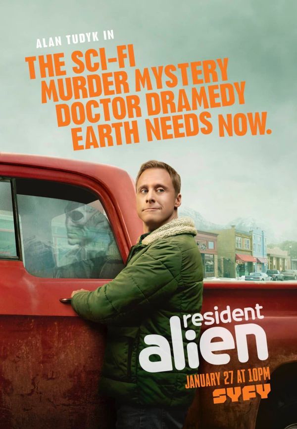 reviews ; critique ; avis ; resident alien ; comédie ; alan tudyn ; syfy